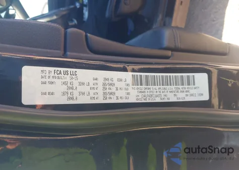 2015 Jeep Grand Cherokee Altitude из США, поврежденный, VIN 1C4RJFAG9FC164373